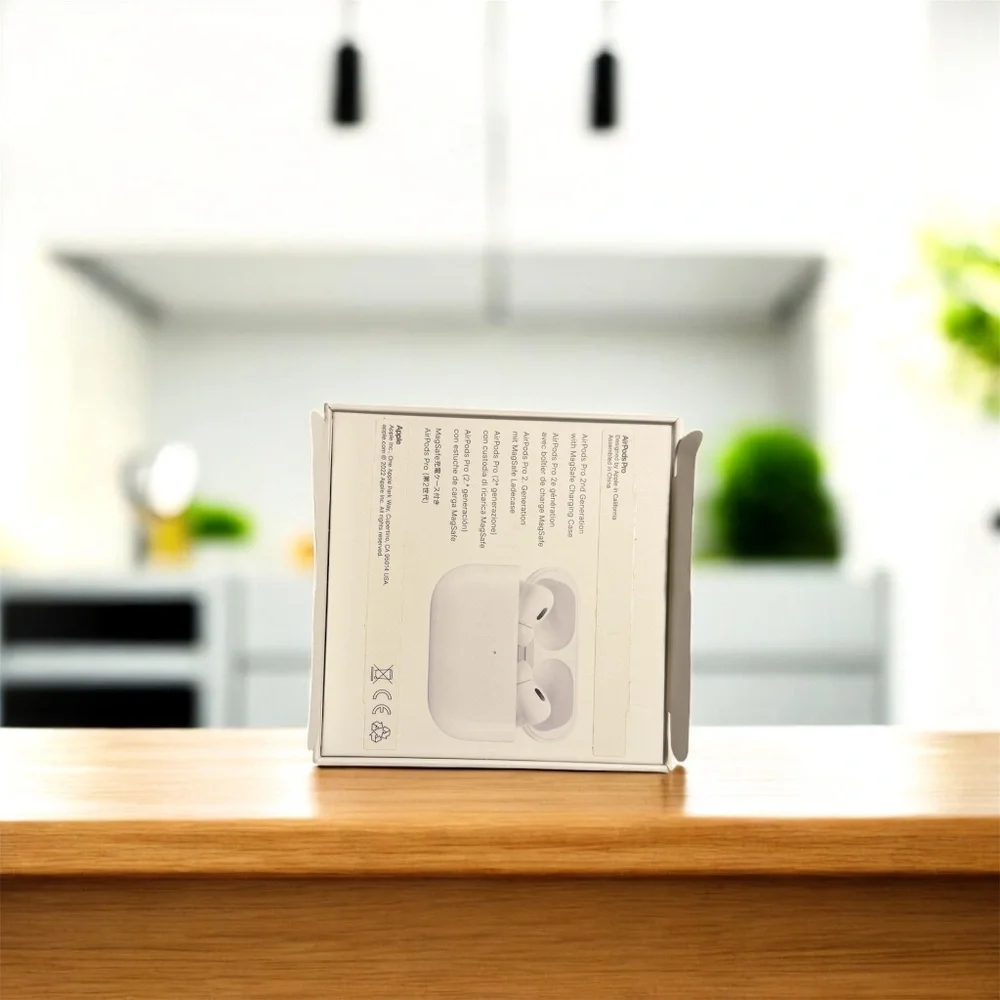 Apple AirPods Pro 2nd Generation EMPTY Retail Box Only – White | Original Manual